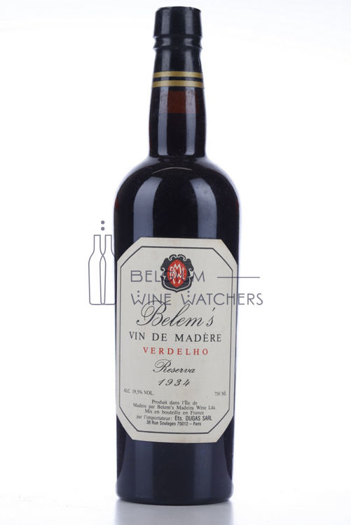 Picture of 1934 MADEIRA BELEMS VERDELHO RESERVA
